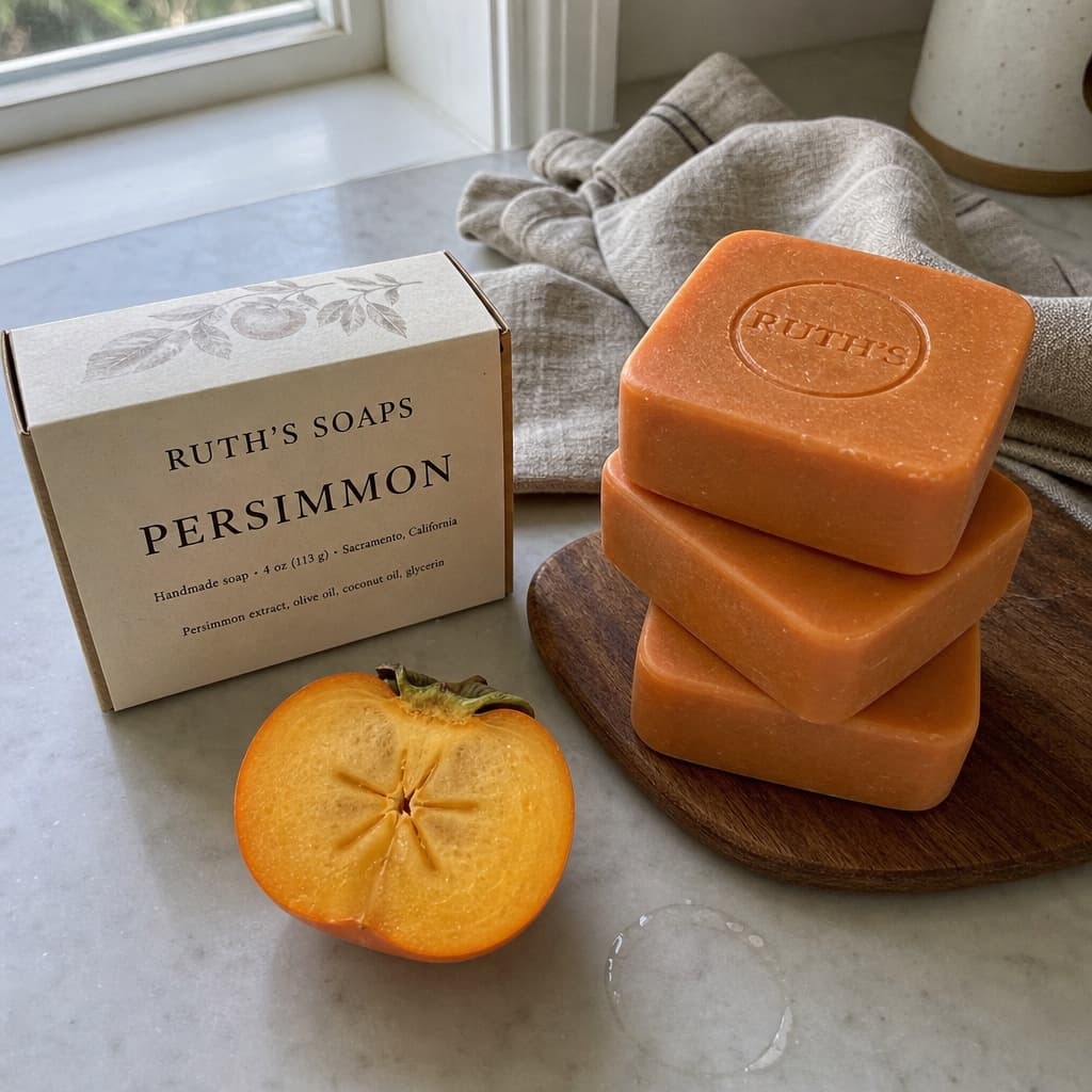 Ruth's Persimmon Soap Bar
